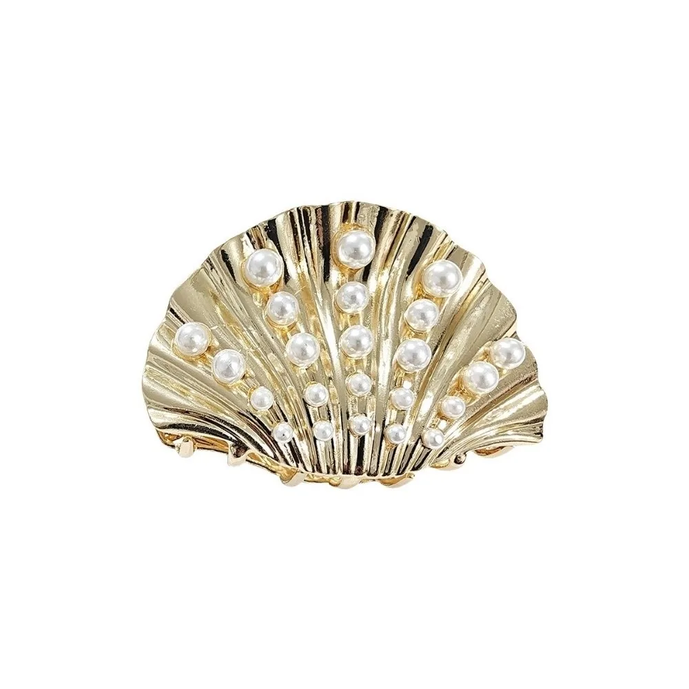 

Vintage Ocean Series Women Hair Claw Zinc Alloy Octopus Shark Clip Korean Style Shell Hair Crab Clip Ladies