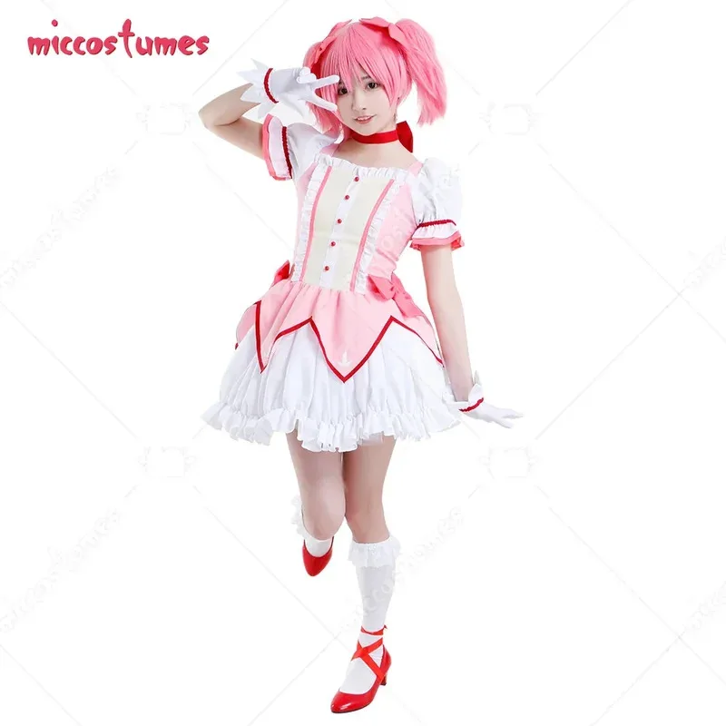 

Miko Clothing - Cosplay Costume for Female Anime Magic Girl Madoka, suitable for Halloween anime exhibition parties
