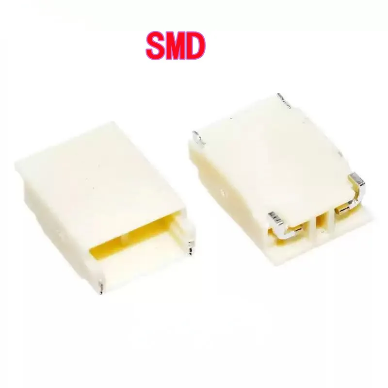 50 ชิ้น ขั้วต่อจอ LCD แรงดันสูง, ขั้วต่อ HV สำหรับไฟแบ็คไลท์ BHS ระยะห่าง 3.5 มม. แบบ 2 ขา ติดตั้งแบบ Through-Hole/SMD แนวนอน ทนความร้อนสูง