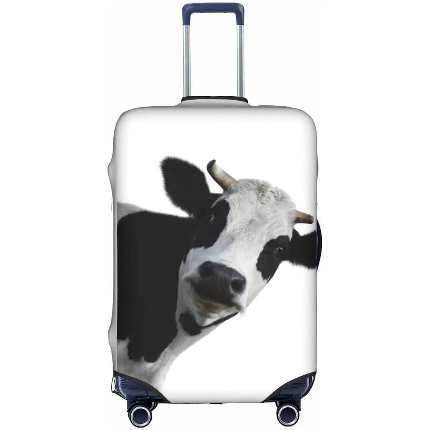 

Funny Cow Luggage Cover Elastic Washable Stretch Suitcase Protector Anti-Scratch Travel Suitcase Cover for Kid and Adult