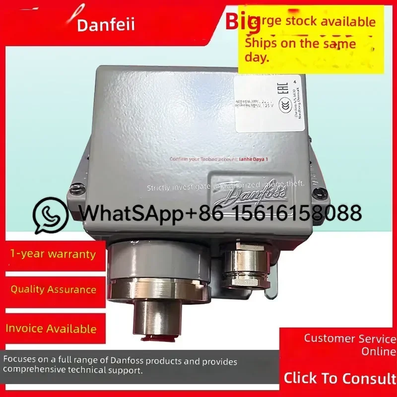 Danfoss KPS43 Pressure Switch 060-312066 060-3120 Industrial Control Sensor Compatible with Original Part Numbers for HVAC