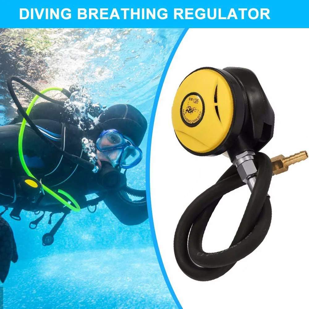 Mouthpiece Cylinder Snorkel Swimming Air Tank Respirator Diving Regulator Pressure Reducer Snorkeling Equipment Diving Snorkel