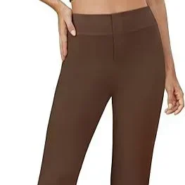 Women's Super Soft Flare Pants High Waisted Tummy Control Workout Yoga Leggings Bell Bottoms