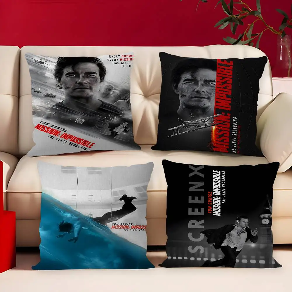 

The Final Reckoning Mission Impossible Pillow Covers Sofa Decorative Home Double-sided Printing Short Plush Cute Cushion Cover