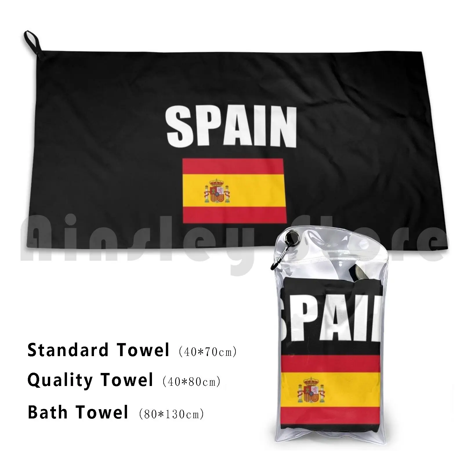 

Spain Bath Towel Beach Cushion 2729 Spain Flag Spanien Spanisch