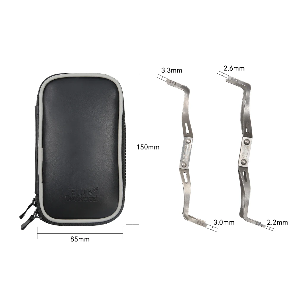 Hot Sale HUK  smith Tool Single Hook With LED Light and Tension Wrench Hardware Tools   Pick Tool Kit