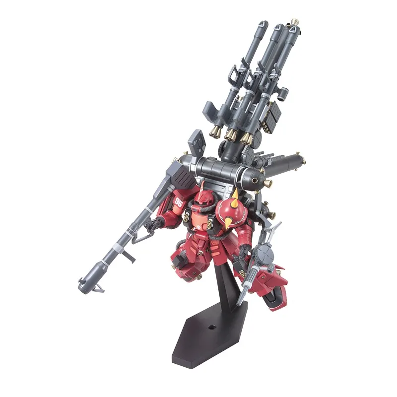 متوفر في المخزون بانداي حقيقية HG 1:144 MS-06R ZAKU II نوع الحركة العالية Gundam أنيمي عمل الشكل التجمع نموذج اللعب الهدايا