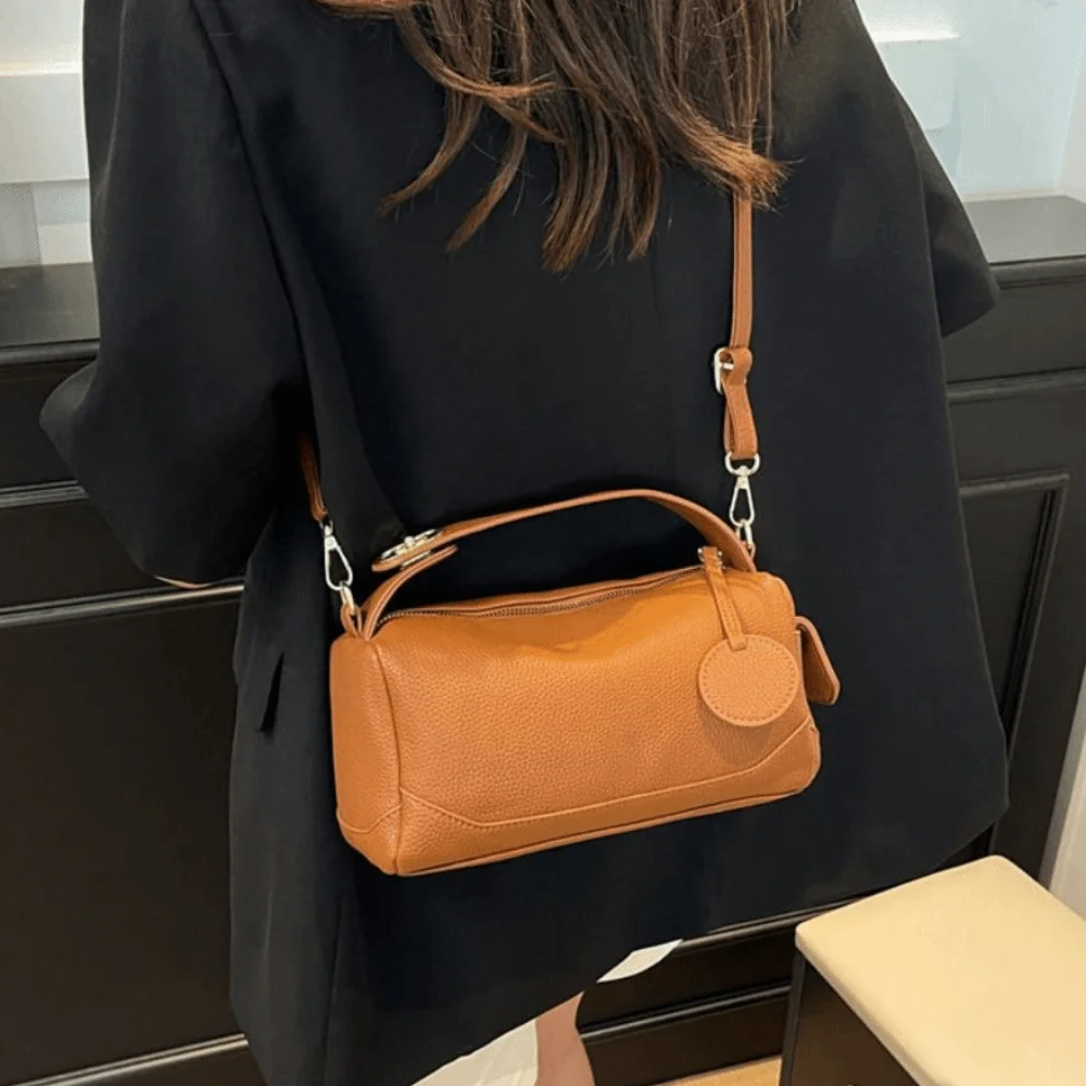 

High End Vintage Single Shoulder Bag Light Luxury Top Handle Tote Pillow Bag Soft Large Capacity Tote Handbags Shopping
