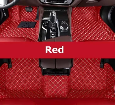 Customized For MG ZS personalized luxury leather all-weather waterproof anti slip car floor mats