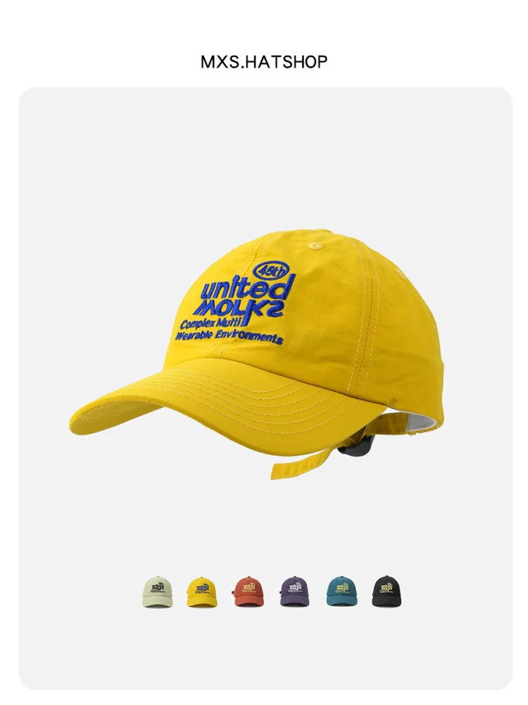 

Summer thin quick-drying cap men's and women's street soft-top baseball caps summer