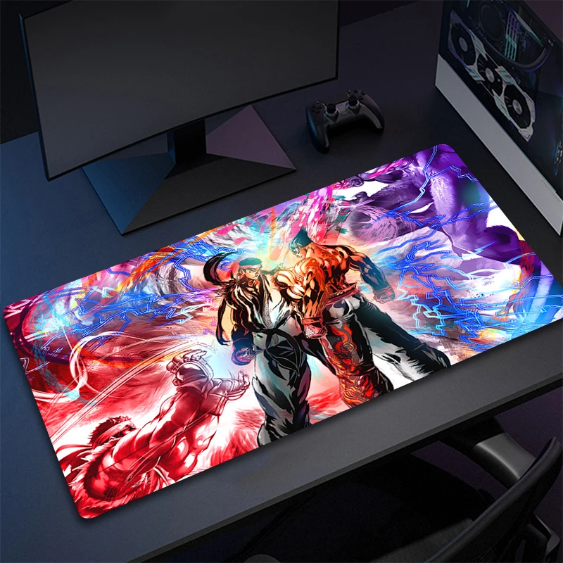 Street Fighter Large Mouse Pad Gaming Mouse Pad PC Gamer Computer Mouse Mat Big Mousepad XXL Carpet Keyboard Desk Mat Mause Pads