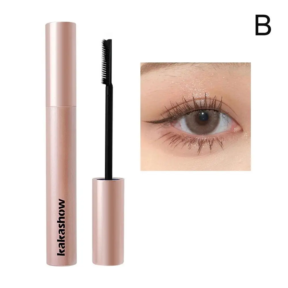 Mascara M5N9 à tête fine et longue, 1 pièce, forme optique, jambes bouclées, pas de maquillage, pas de mouche étourdisnoyaux, mascara allongeant, pas chaud, cuisson facile