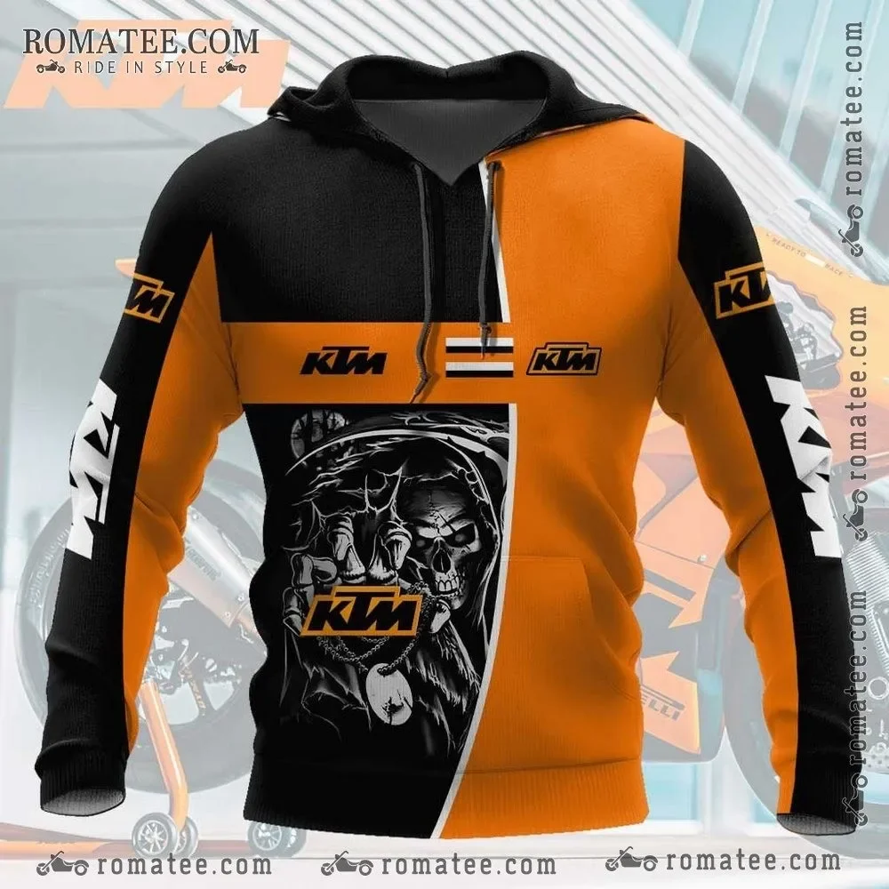 Long Sleeves Comfortable Warm Off-Road Motorcycle Riding Adult Sport Hoodies New Style 3D Printed Pattern Fashion KTM Hoodies