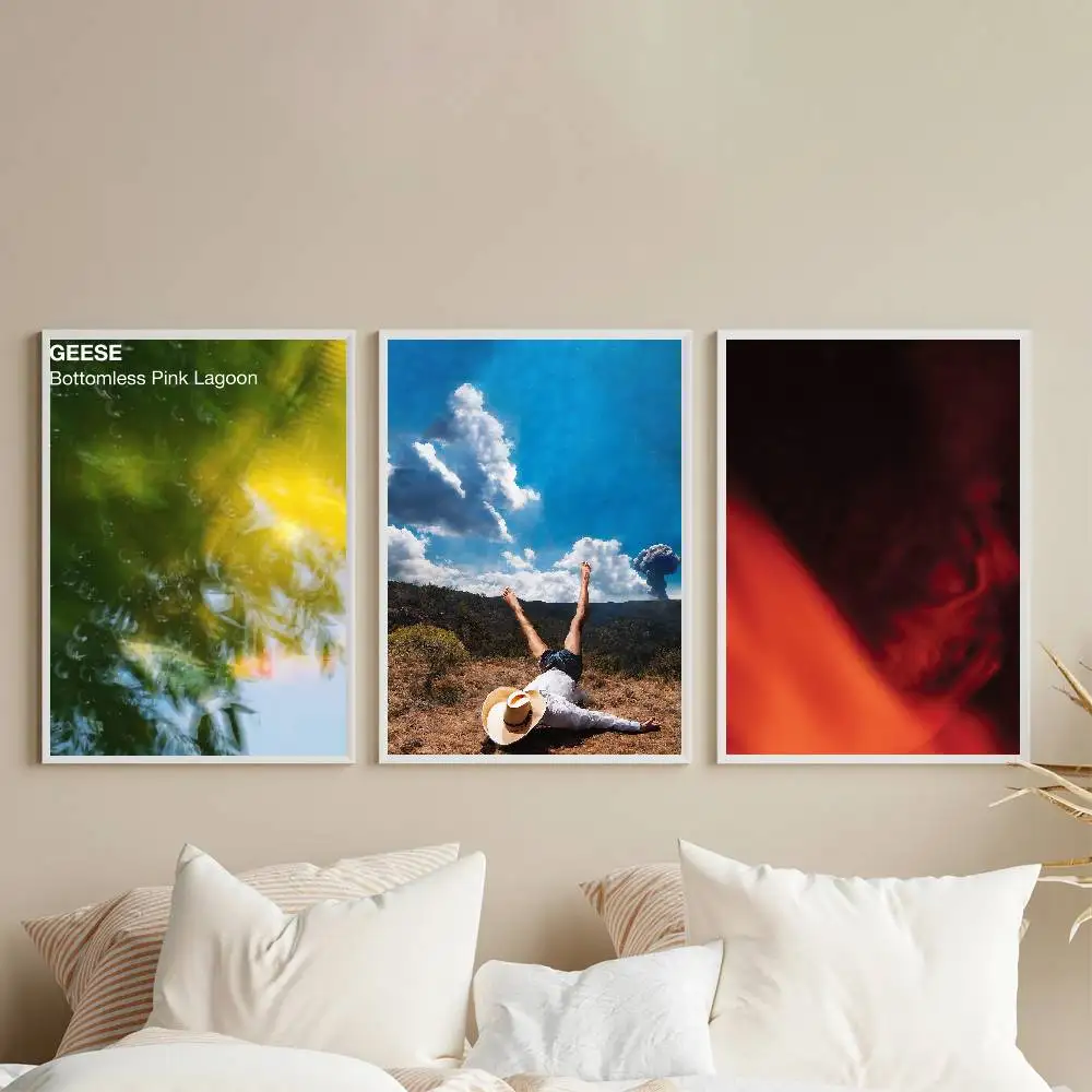 Band Geese Getting Killed Poster Gallery Prints Self Adhesive Home Decor Decoration Wall Decals Living Room Sticker