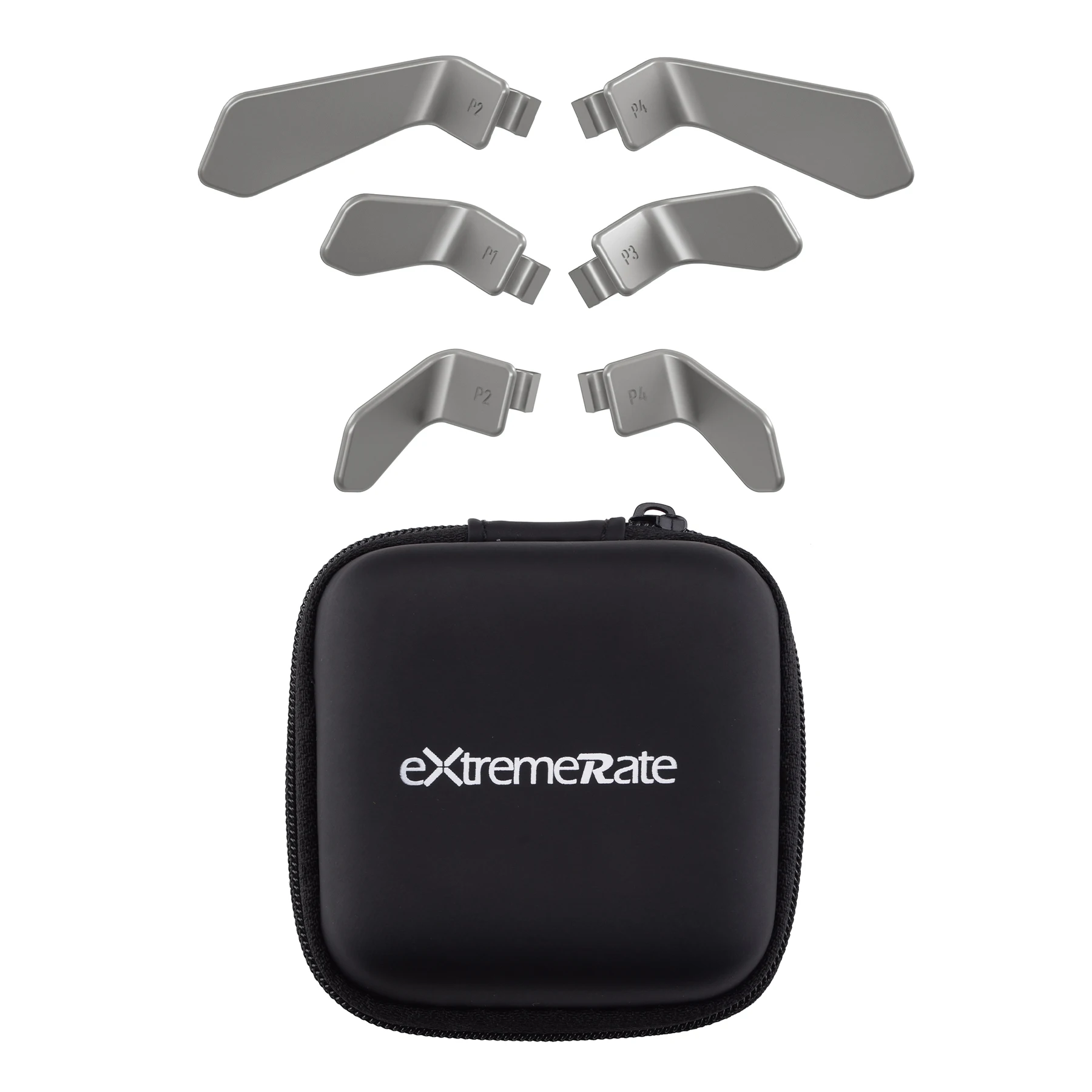 ExtremeRate Swift Paddle for Xbox Elite 1, Xbox Elite 2 Controller, 6 in 1 Replacement Interchangeable Back Paddles - Black