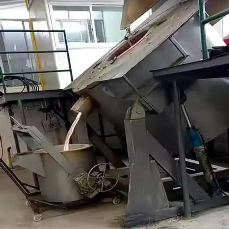 Induction Crucible Copper Melting Furnace, Exclusively For Middle East Copper Ingot Smelting And Casting Medium-Frequency Metal