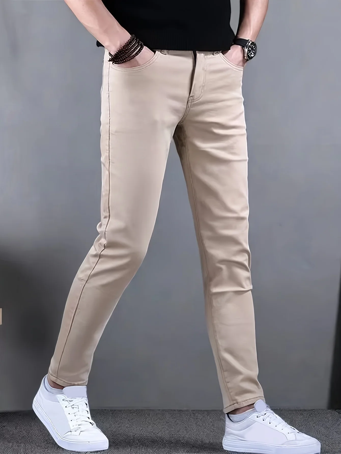 Men's Pants Apricot… - image