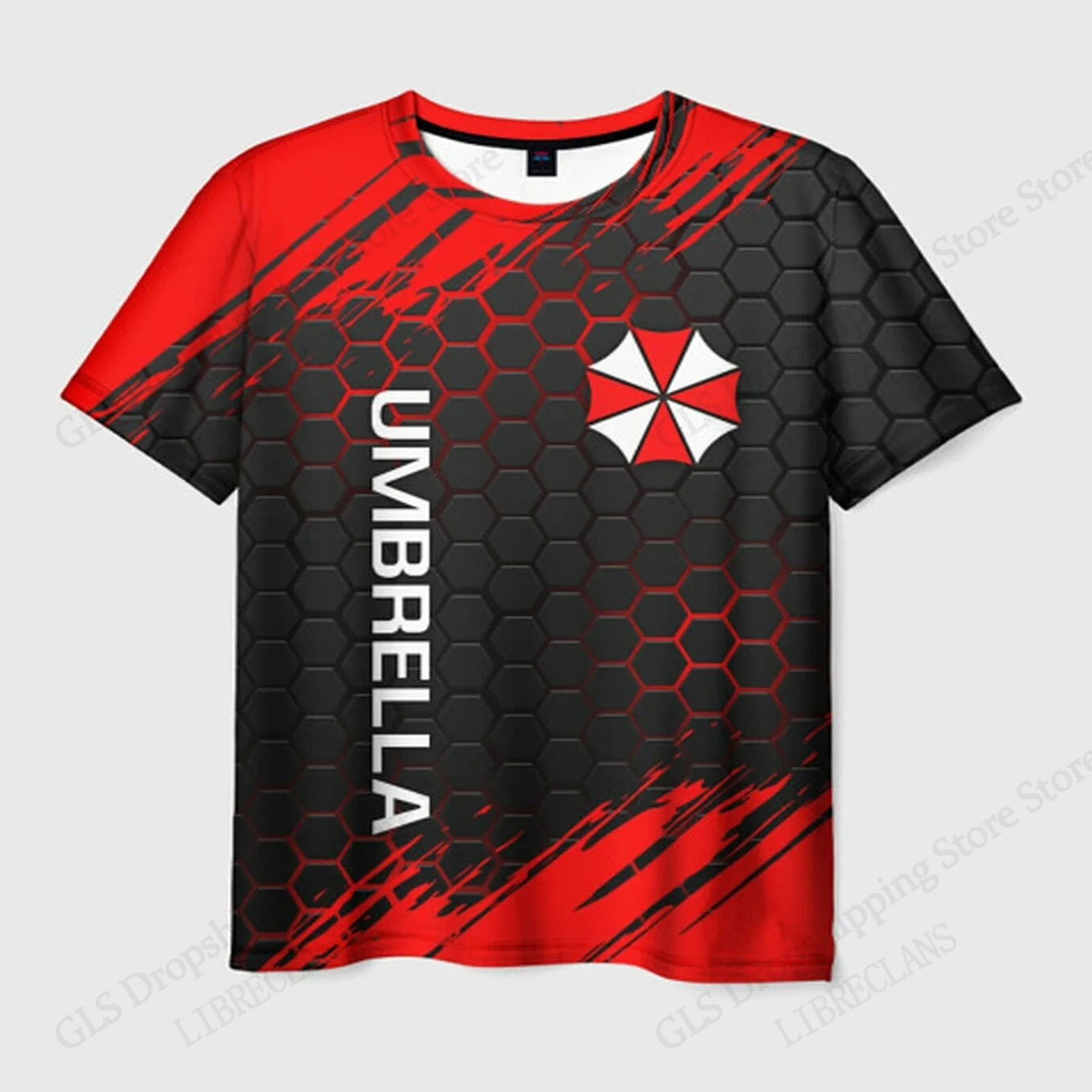 Anime Game Resident Evil 3d Print T-shirt Men Women Fashion Breathable Short Sleeve Tops Tees Kids T shirt Resident Evil Shirts