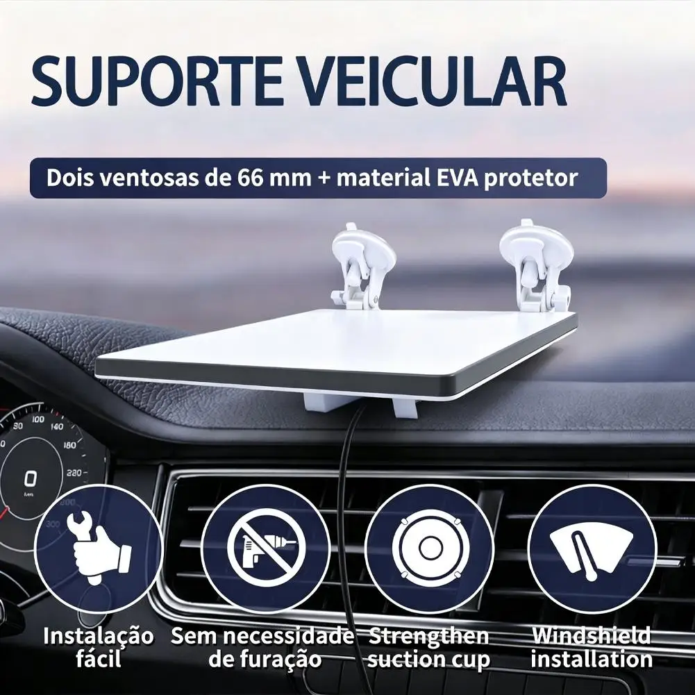 For Starlink mini Car Dashboard Windshield Suction Cup Bracket Dual Strong Self-Locking Suction Cups Shockproof Silicone Pad