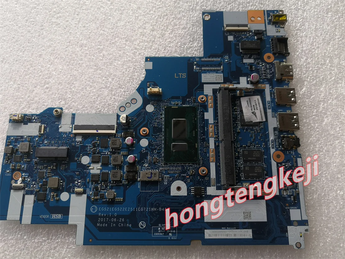 Used eg521 eg522 ez511 eg721 NM-B451 Mainboard For Lenovo Ideapad 330-15IKB with i3-8130u sr3w0 5b20r20241 test ok