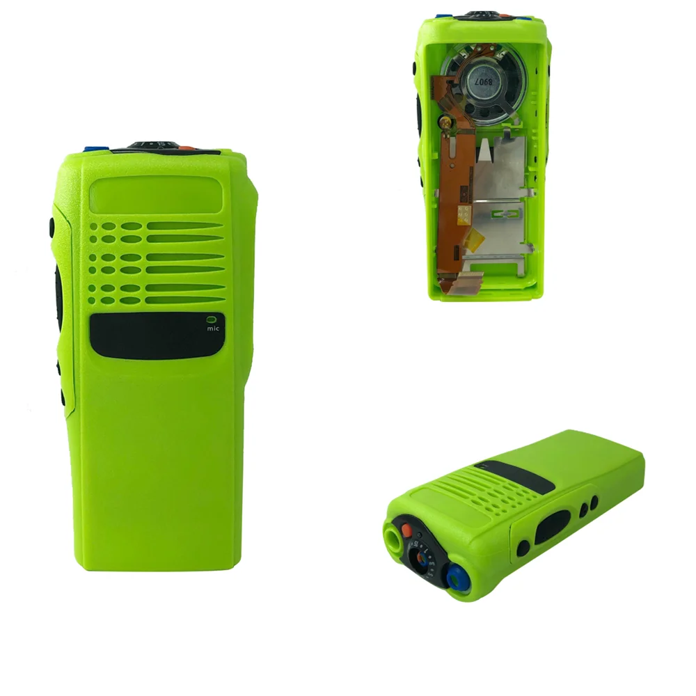 Green Walkie Talkie Replacement Repair Housing Case Kit For HT750 GP328 GP340 Handheld Two Way Radios