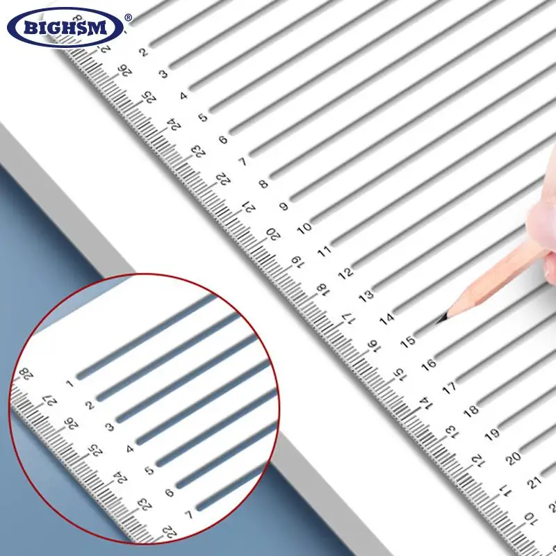 Writing Straight Line Guide A4 Clear Ruler Writing Tool Geometry Template Journal Stencils For Bullet Journaling Drawing