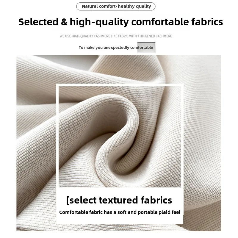 السراويل المفتوحة حزام Sweatpants السراويل النسائية الخريف والشتاء جديد عالية الخصر مستقيم سراويل تقليدية Sweatpants المرأة التطهير #3