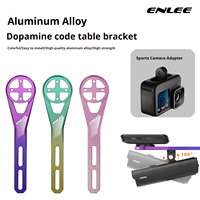 ENLEE Colorful Bike Speedometer Bracket Bicycle Cpmputer Mount Front Lamp Holder Integrated Handlebar For Garmin/Wahoo/Bryton
