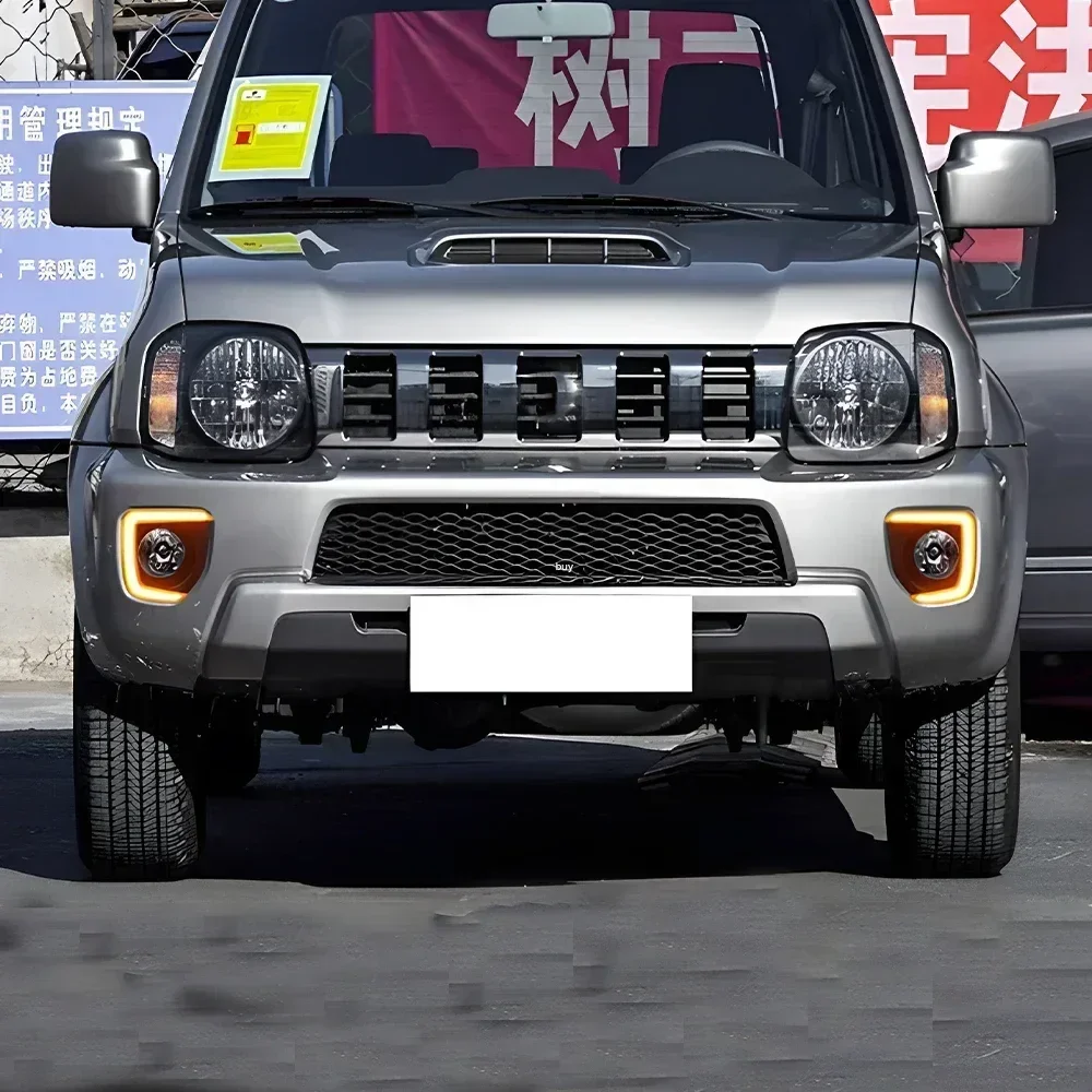 Auto DRL Assembly For Suzuki Jimny 2012-2018 Front Bumper Upgrade High Quality LED Dynamic Daytime Running Light Car Accessories