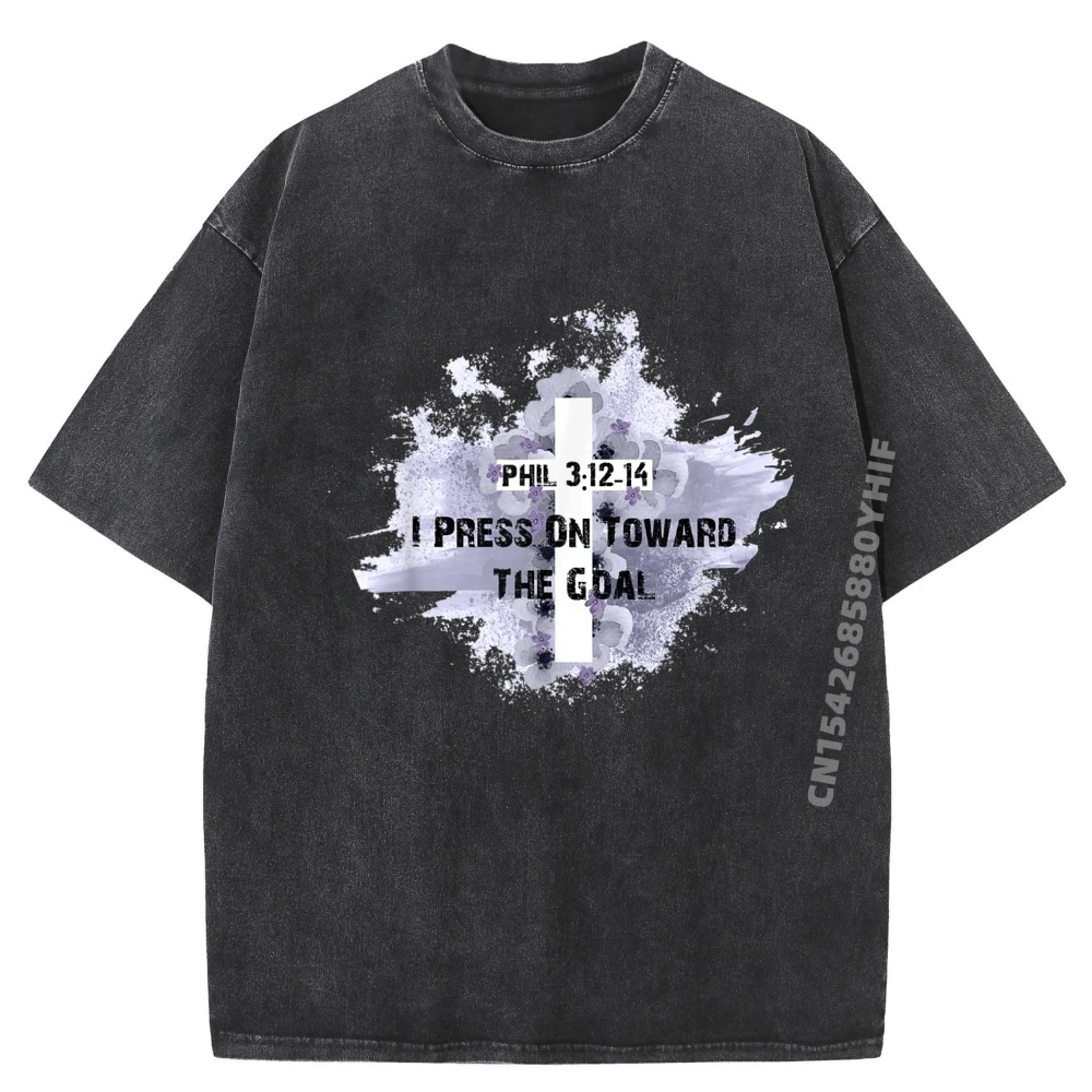 

Забавная мужская футболка Man Press Toward Goal Philippians 4, топы, футболки, потертые футболки в стиле ретро, футболка с принтом слогана