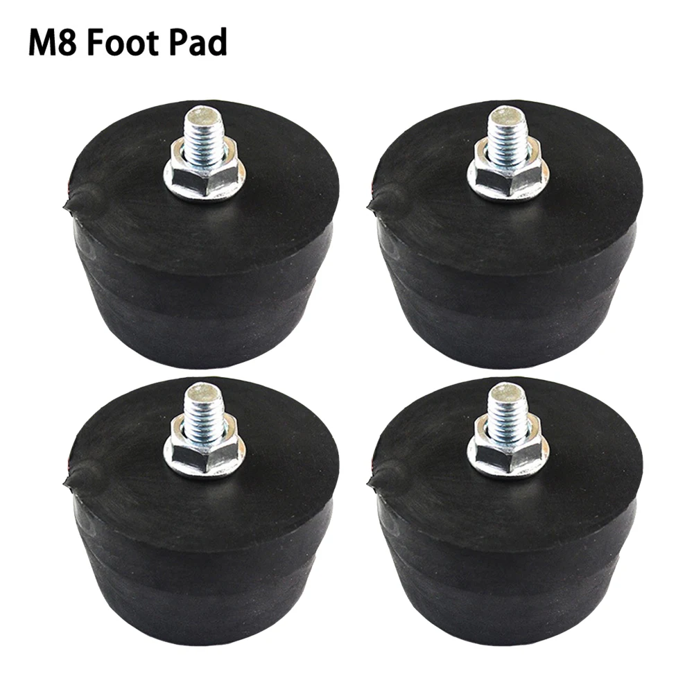 4Pcs Air Compressor Foot Pad Shockproof Components Black Rubber Pad Replacement Foot Pads For Air Compressor Accessories