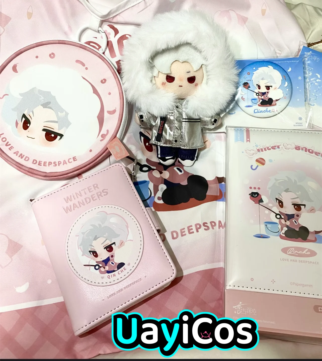 In Stock Official Game Love and Deepspace Xavier Winter Wanders Stuffed Plushies Doll Clothes Keychain Bag Badge Notebook Card P