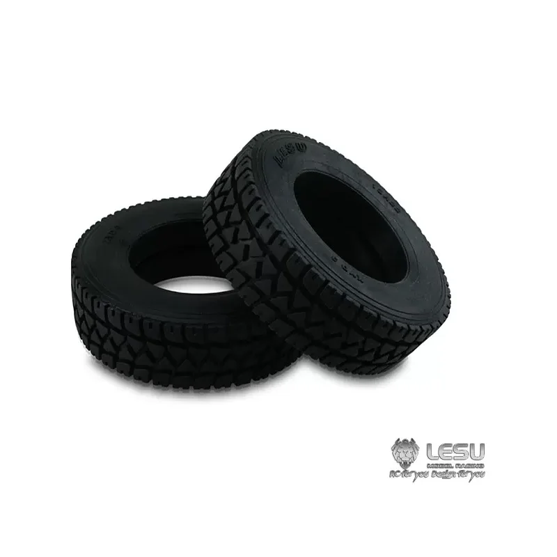 LESU 1/16 Truck Tractor DIY German BruderTire RC Accessories Model 60001 Road Front Wide Tire