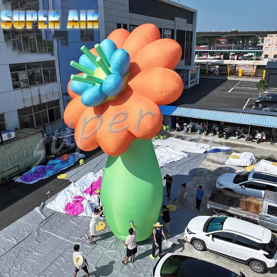 Customized giant inflatable outdoor toy inflatable huge flower for decoration