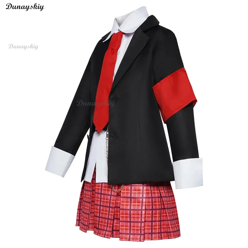 2025 yiyiHinamori Amu School Uniform Cosplay Costume Full Set Wig Bad Egg Super Cool Student Guardian Woman Halloween Christmas