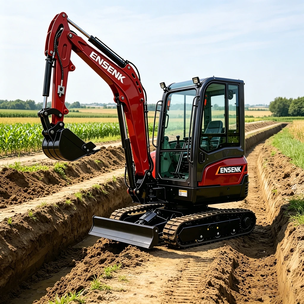Agriculture Farming Services - 0.8/1.2Ton Mini Excavator With Pelle Construction