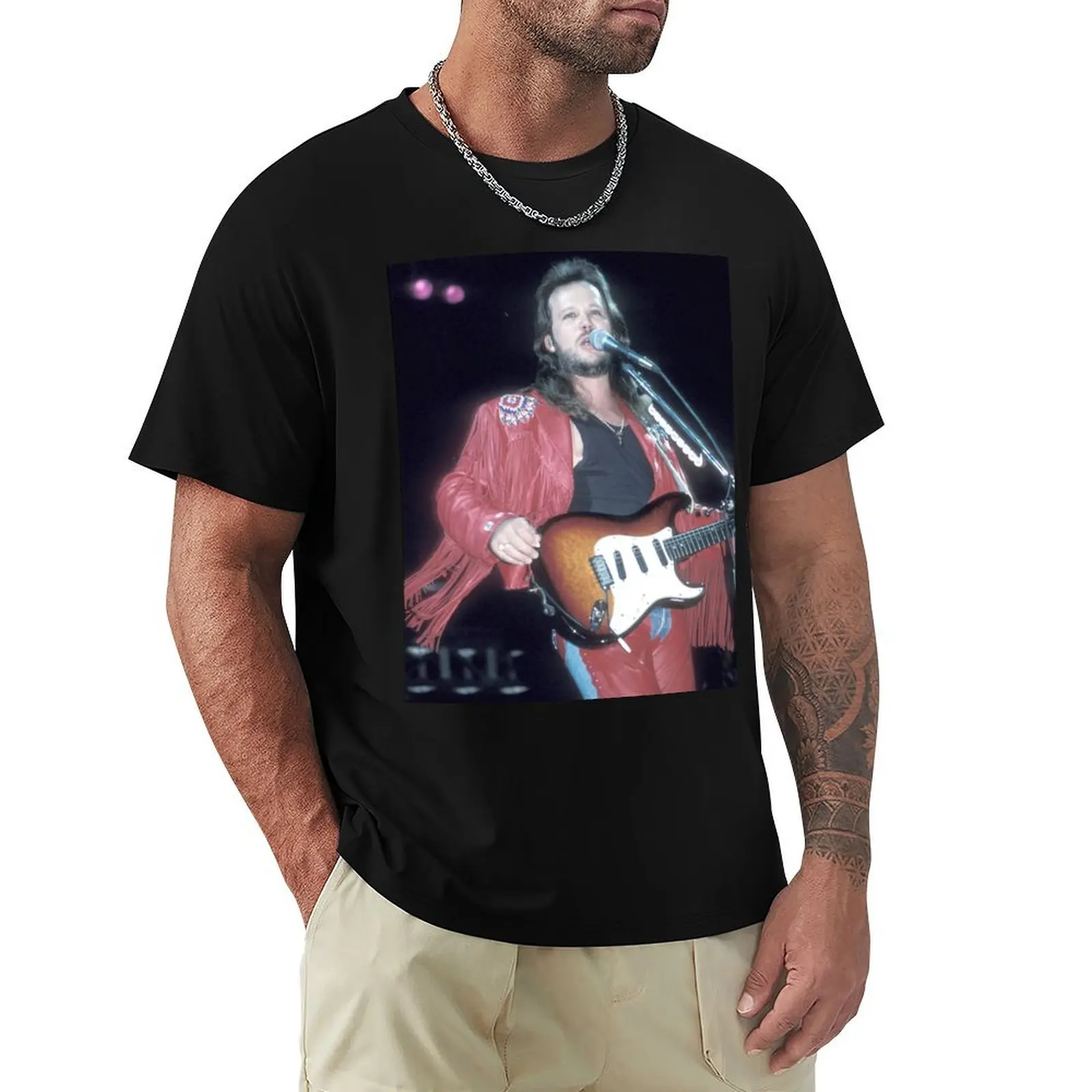 Travis Tritt Photograph T-Shirt Industrial Work Tee Shirt