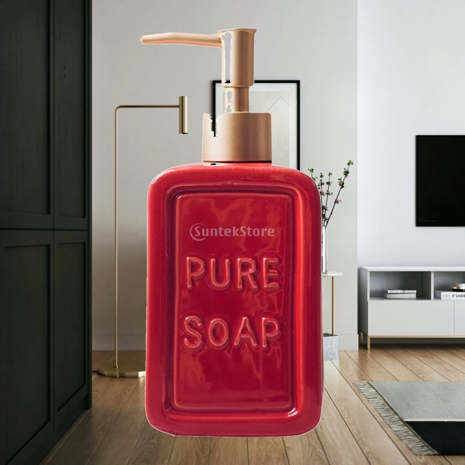 Empty Hand Soap Dispenser Jar 475ml for Moisturizer Mouthwash Body Wash