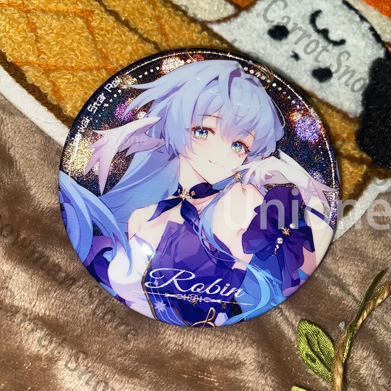 هونكاي: Star Rail XT - سلسلة شخصيات لزملاء روبن منتج مشتق ورق ملون 58 مم شارة جمع عرض هدية