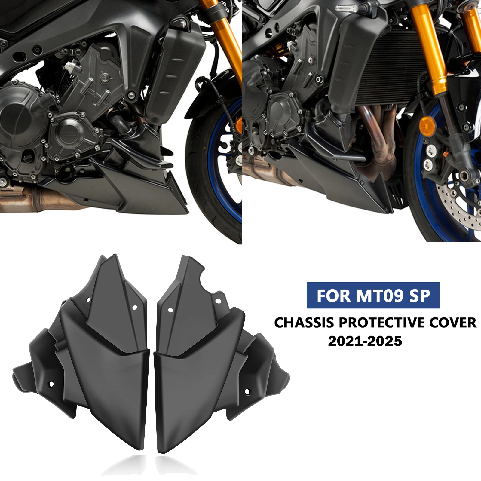 

For Chassis Engine Shipment Chassis Protective Cover Engine Chassis Cover MT-09 2025 MT09 SP 2025 2024 mt09sp 2021 2022 2023