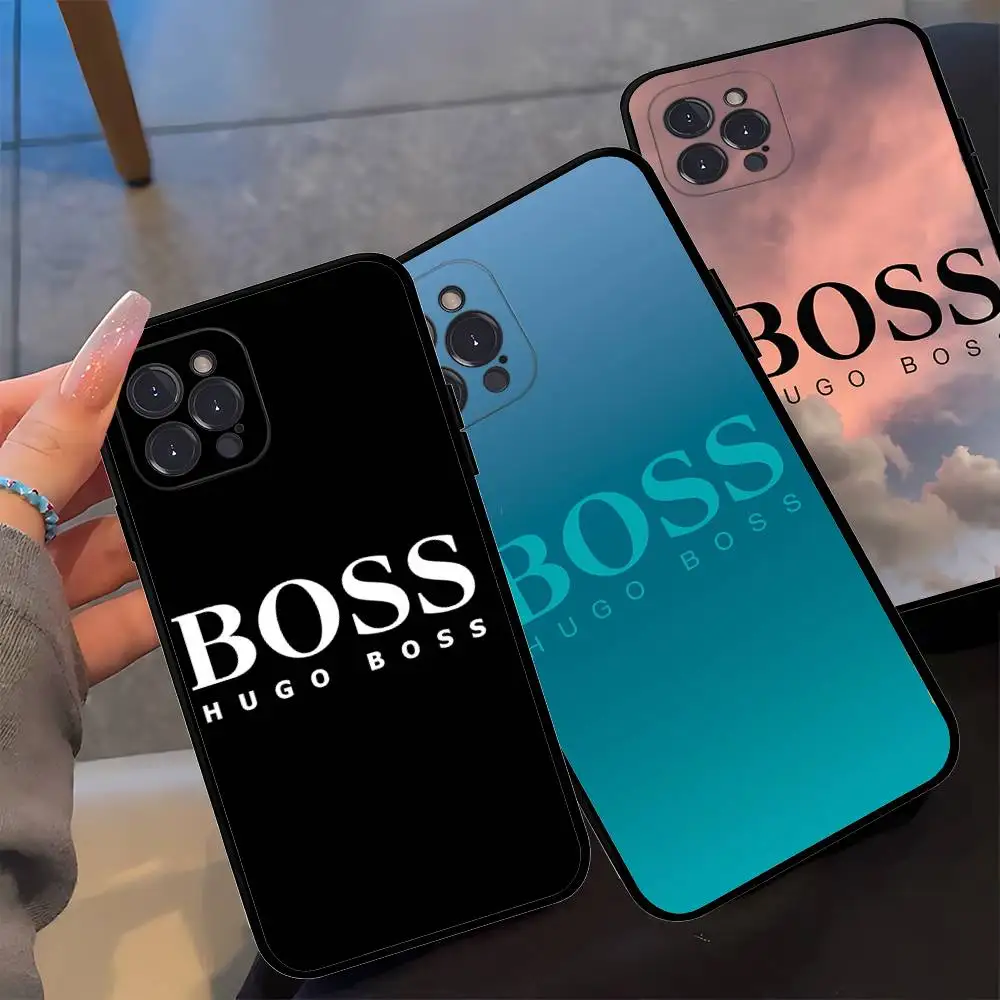 H-Hugo Cool B-Boss Funda de teléfono para IPhone 16 17 Air 15 14 13 12 11 Pro Max 16E Plus Fundas