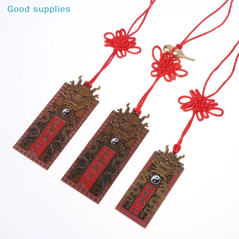 nimble1Pc 2026 Year Of Horse Brass Green Dragon Gourd Pendant Fine Carvings For Home Hanging Feng Shui Blessingobject