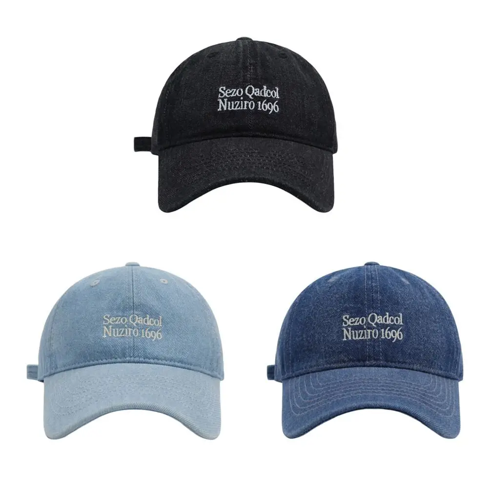 قبعة بيسبول مع تطريز للرجال والنساء ، قبعة شمس قابلة للتعديل ، قبعة ذات ذروة ، قطن غير رسمي ، تنفس ، الربيع والصيف