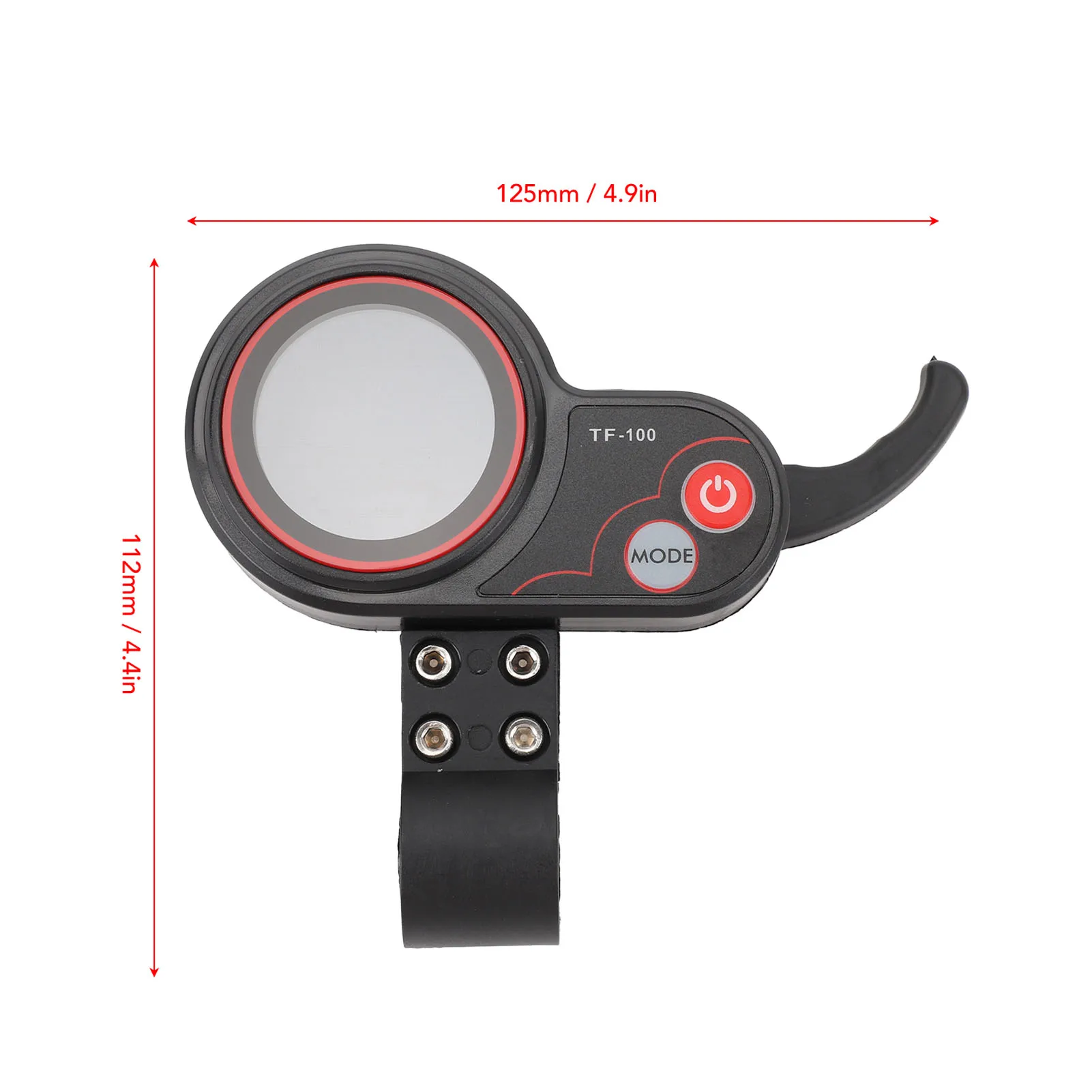 48V TF 100 Electric Scooter LCD Screen with Thumb Throttle 6 Pin Water Resistant Electric Display Panel for M4 for SEALUP Electr view 5