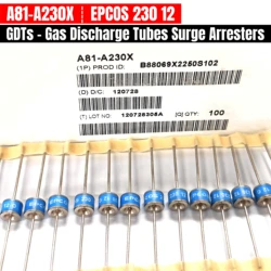 5/10PCS Original TDK Ceramic GDTs A81-A230X B88069X2250S102 EPCOS 230 12 20KA 2R 230V Gas Discharge Tubes 8*6MM Surge Arresters
