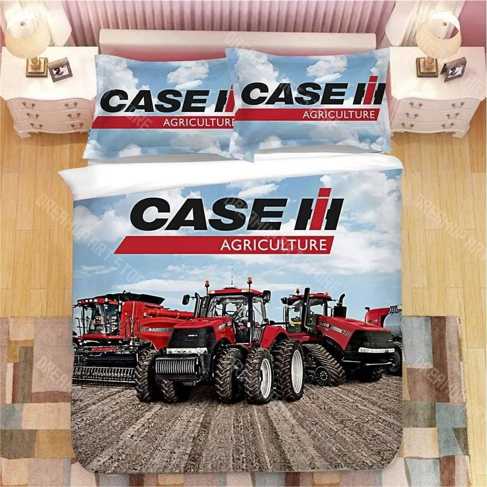 3D Printing Tractor Duvet Cover Boys Tractor Bedding Set Truck Bedding Farm Tool Cart Comforter Cover