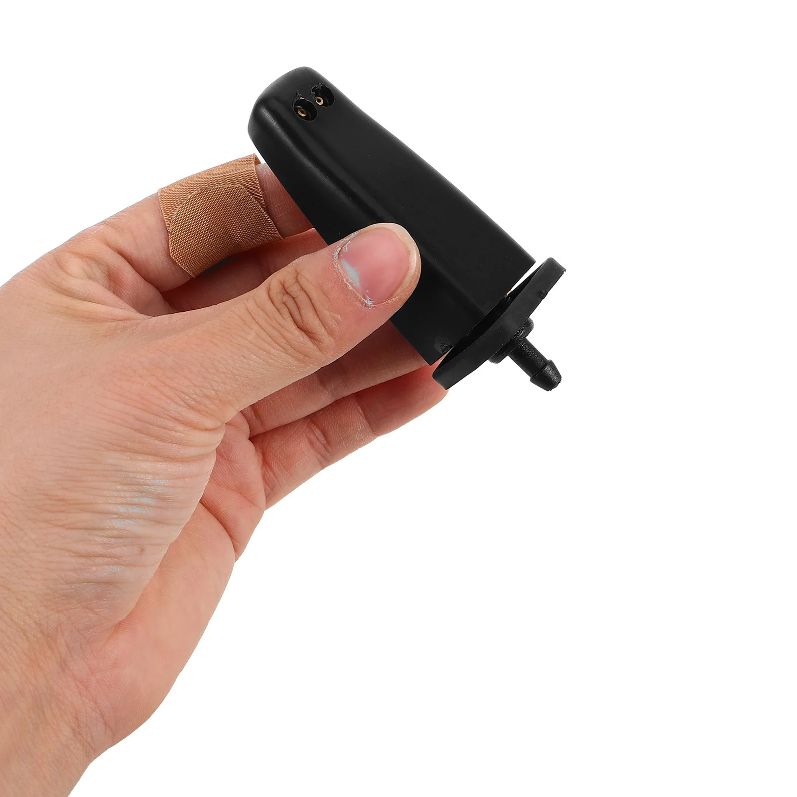 

2Pcs Durable Car Front Windshield Wiper Spray Nozzle Universal Automotive Accessories Precision Engineered For Leak Prevention