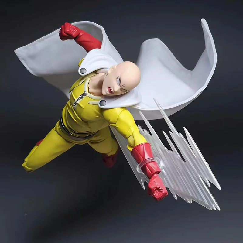KAIYODO مذهلة ياماغوتشي Revoltech Saitama عمل الشكل واحد لكمة رجل بولي كلوريد الفينيل تمثال أنيمي لعبة مجسمة جمع هدية #6