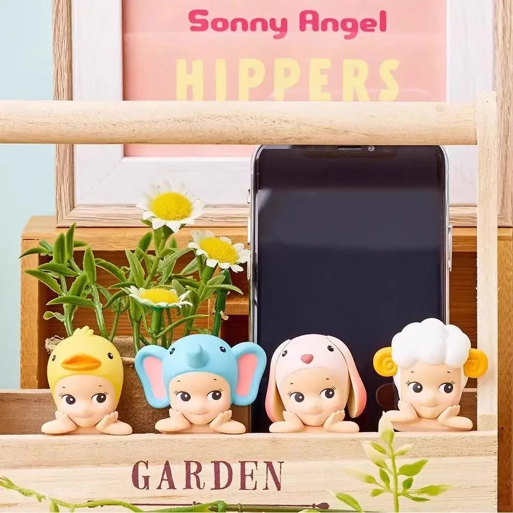 Sonny Angel Hipper กล่องตาบอดของเล่นชุดสัตว์ตัวเลขการกระทําเครื่องประดับตุ๊กตาแฟนเด็กคริสต์มาสของขวัญสาวตกแต่ง