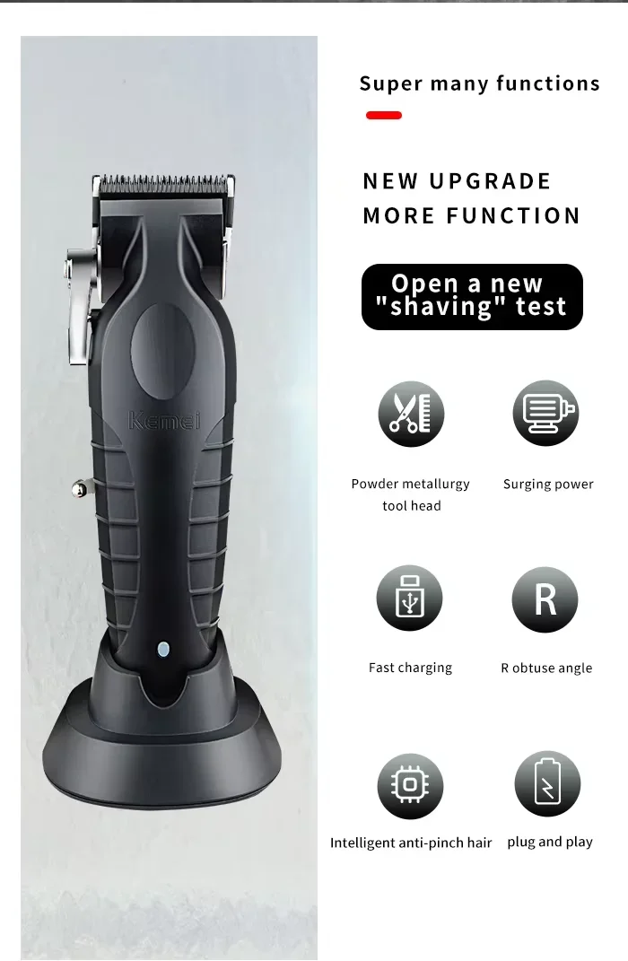 Kemei KM-2296 KM-2299 KM-T95 Professional Electric Hair Clipper Set Electric Shaver Men's Grooming Trimmer Care Kit Hair Clipper